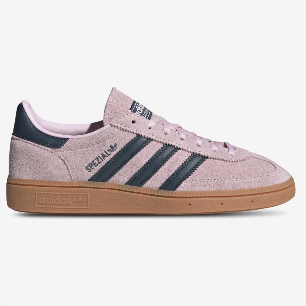 Adidas Spezial Women's Pink and Navy Sneakers